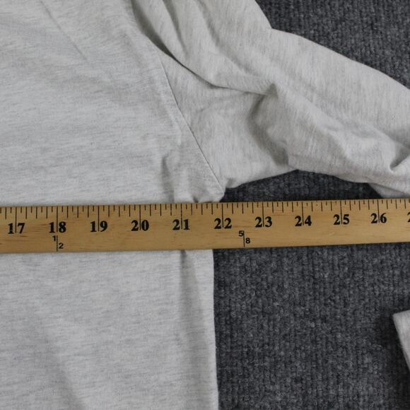 Ben Davis Shirt Mens Medium Heavy Duty Long Sleeve Pocket Ash Grey Workwear - Picture 10 of 11